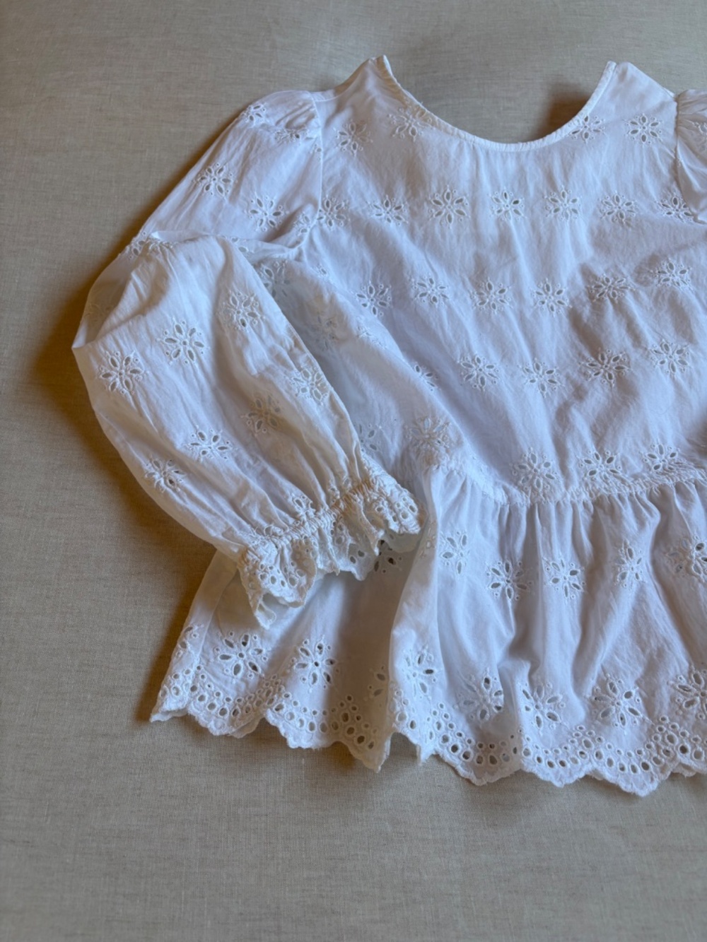 Madewell Cotton Eyelet Top - Picture 2 of 6
